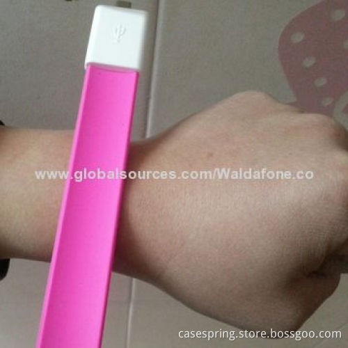 Micro Bracelet USB Cable with 8GB U Flash Drive for Samsung, HTC